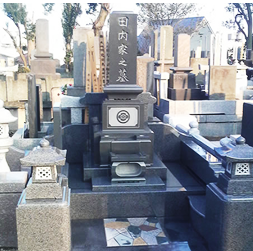 田内 秀子さま　新しいお墓づくり｜デザイン墓石・お墓の購入・販売なら茨城県の山崎石材店